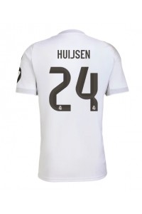 Real Madrid Dean Huijsen #24 Voetbaltruitje Thuis tenue 2025-26 Korte Mouw